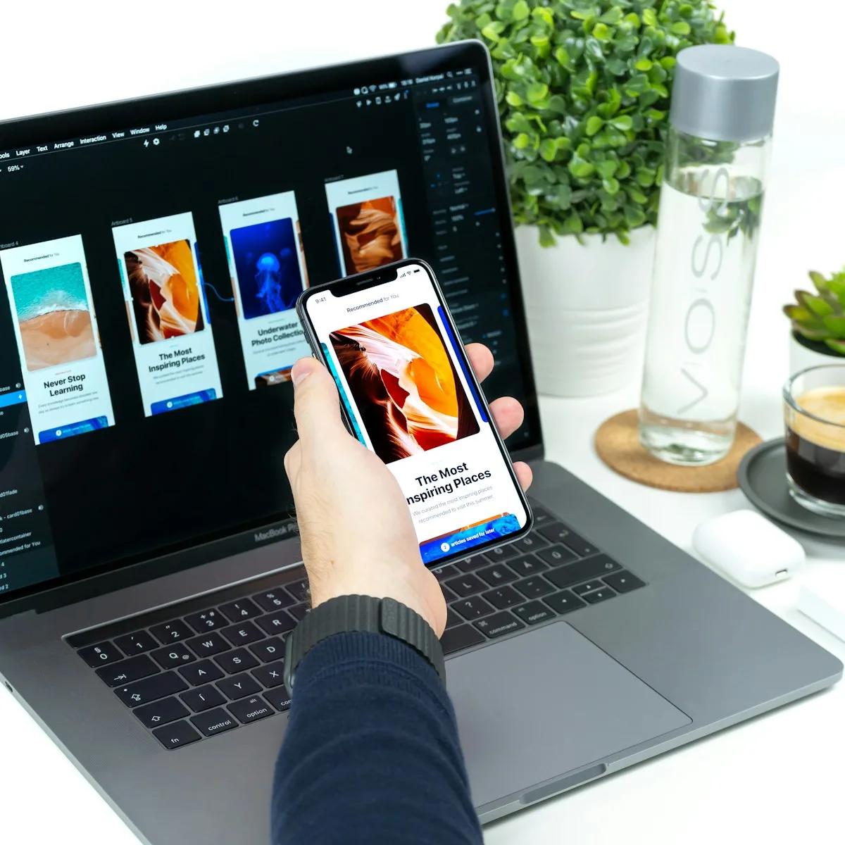 UI/UX Design technology and digital product development