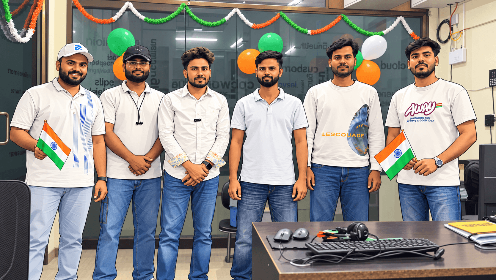 A friendly Fzeetechz team activity