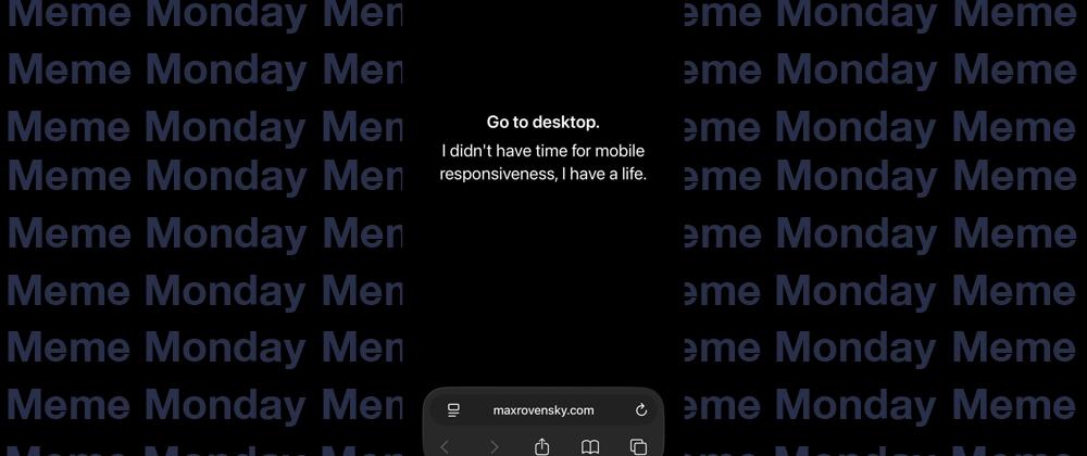 Cover for Meme Monday