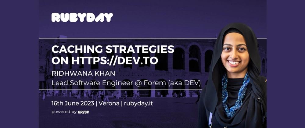 Cover for Catch DEV Lead Software Engineer Ridhwana Khan’s talk at Rubyday 2023