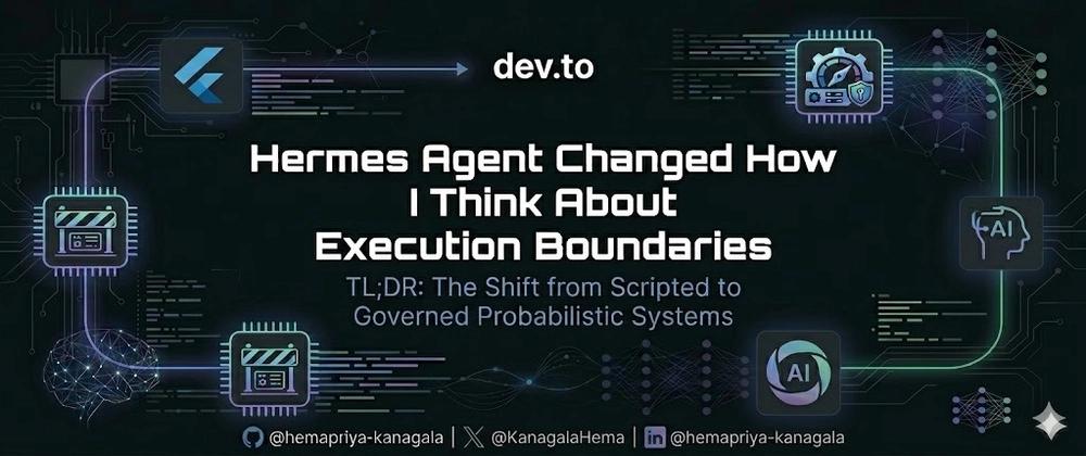 Cover for Hermes Agent Changed How I Think About Execution Boundaries