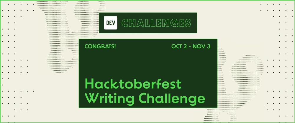 Cover for Congrats to the 2024 Hacktoberfest Writing Challenge Winners!