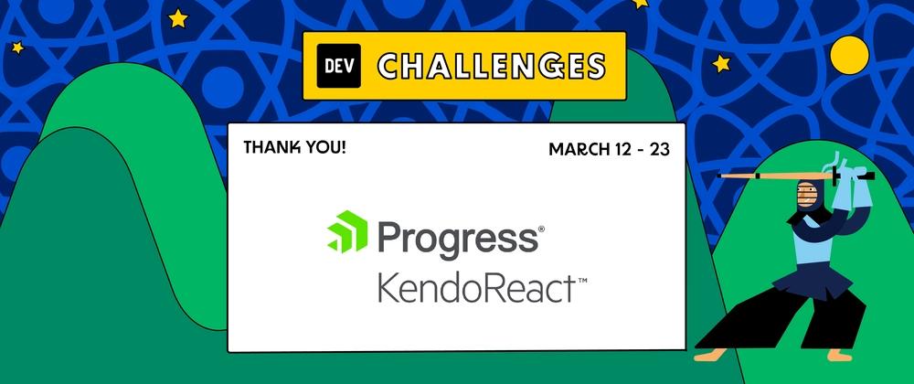 Cover for Congrats to the KendoReact Free Components Challenge Winners!
