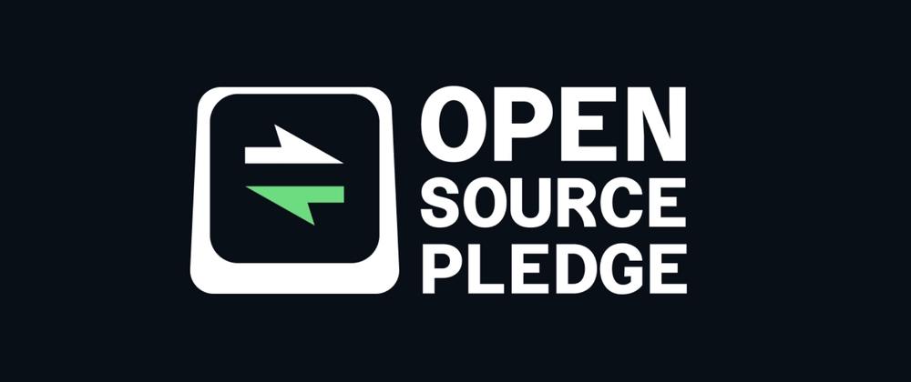 Cover for We are donating $2k worth of advertising to the Open Source pledge