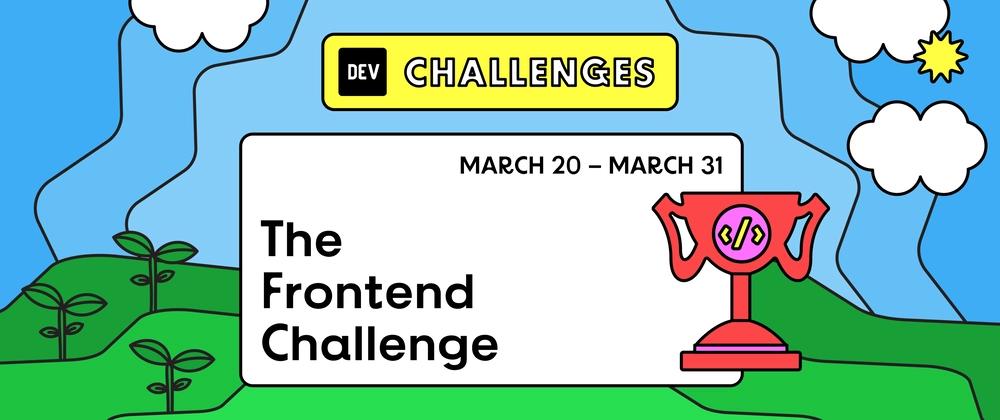 Cover for Join Our First Community Challenge: The Frontend Challenge