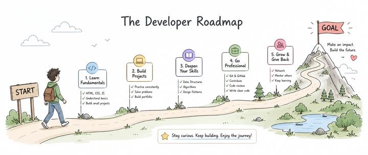 Cover for Your Developer Journey: Progress or Plateau?