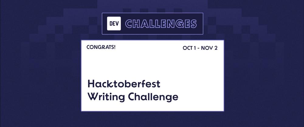 Cover for Congrats to the 2025 Hacktoberfest Writing Challenge Winners!