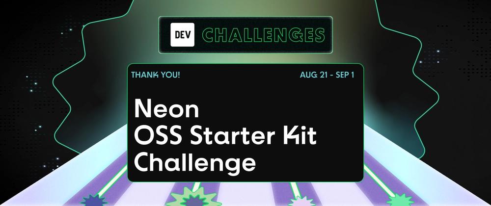 Cover for Congrats to the Neon Open Source Starter Kit Challenge Winners!