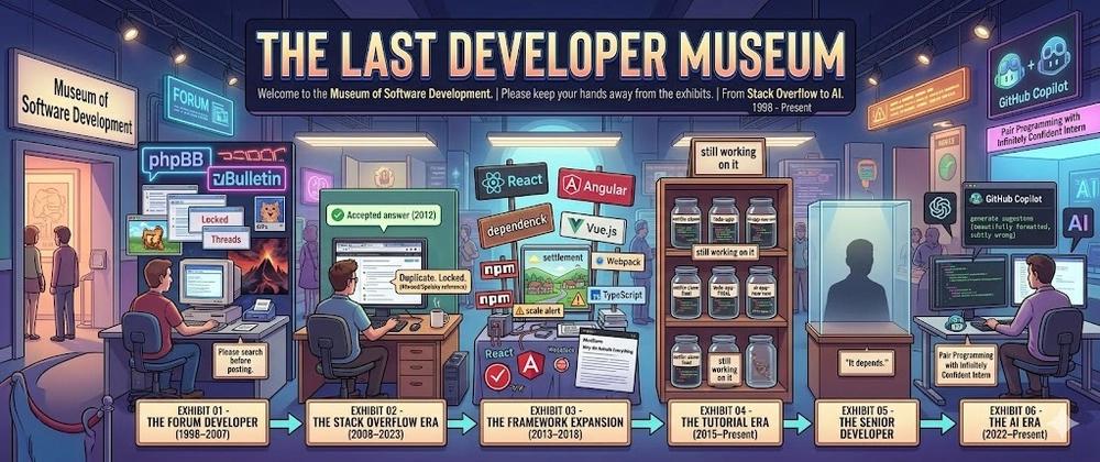 Cover for The Last Developer Museum: From Stack Overflow to AI