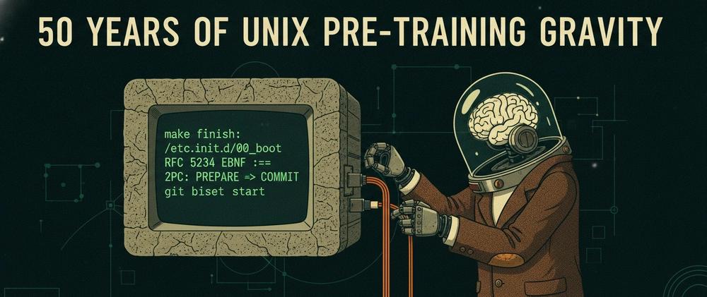 Cover for What LLMs 'Know' That You Don't Know They Know: Stop Inventing Prompt DSLs and Ride 50 Years of Unix Pre-Training Gravity