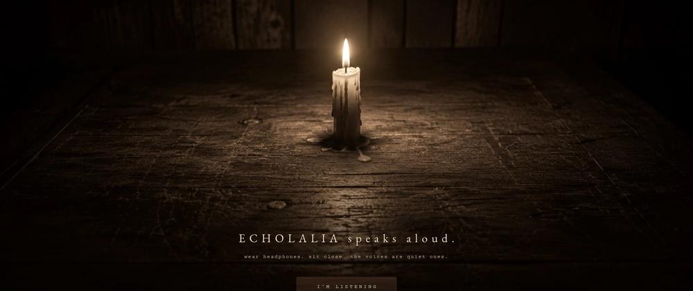 Cover for ECHOLALIA: A Haunted Desktop Where Two AI Voices Finish Writing You