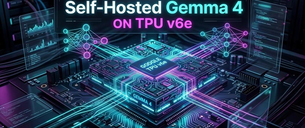 Cover for Self-Hosted Gemma 4 on TPU v6e: Deployment & SRE with Antigravity