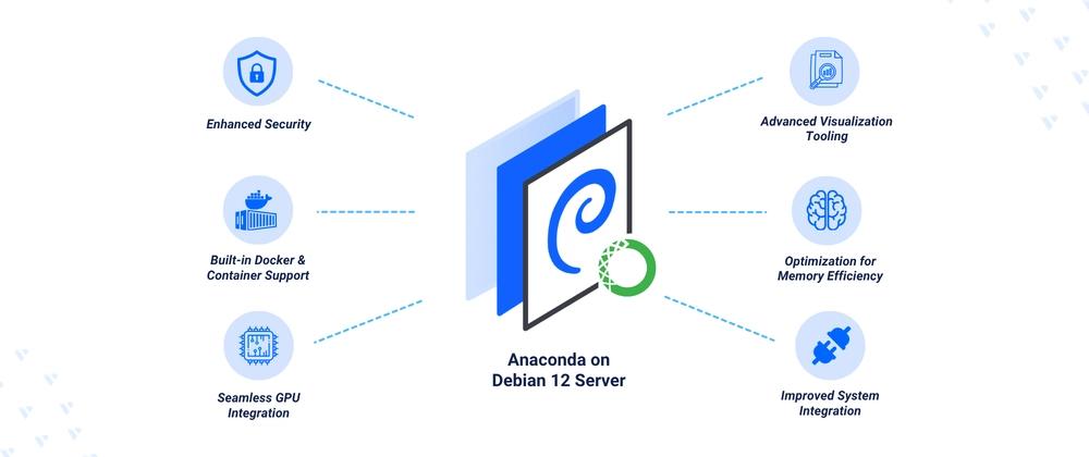 Cover for Installing Anaconda on Debian 12
