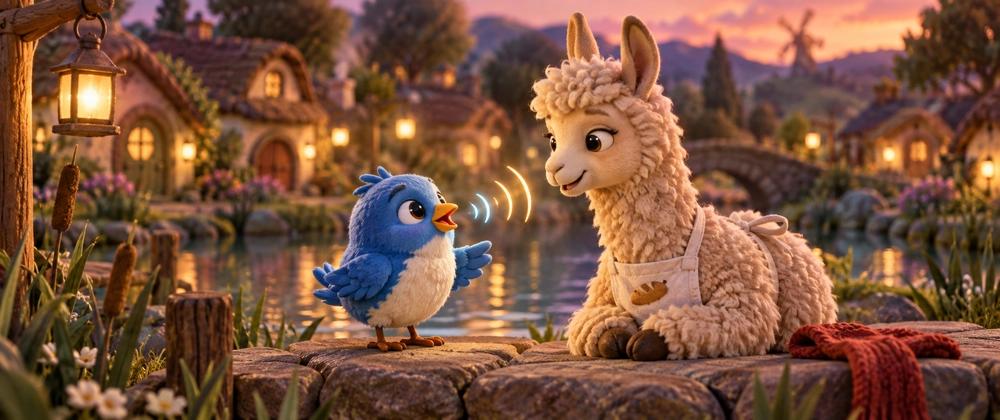 Cover for Local speech with llamadart: giving Llama Village a voice