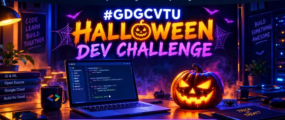 Cover for Trick, Treat, and Code: Highlighting GDGC VTU's Best Halloween Hacks πΈοΈπ»