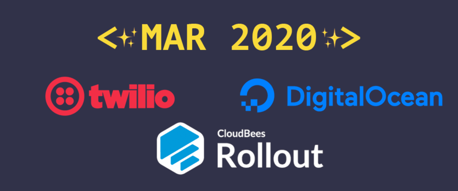 Cover for Introducing our March 2020 sponsors