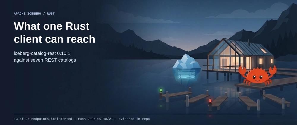 Cover for What One Rust Client Can Reach Across Seven Iceberg Catalogs