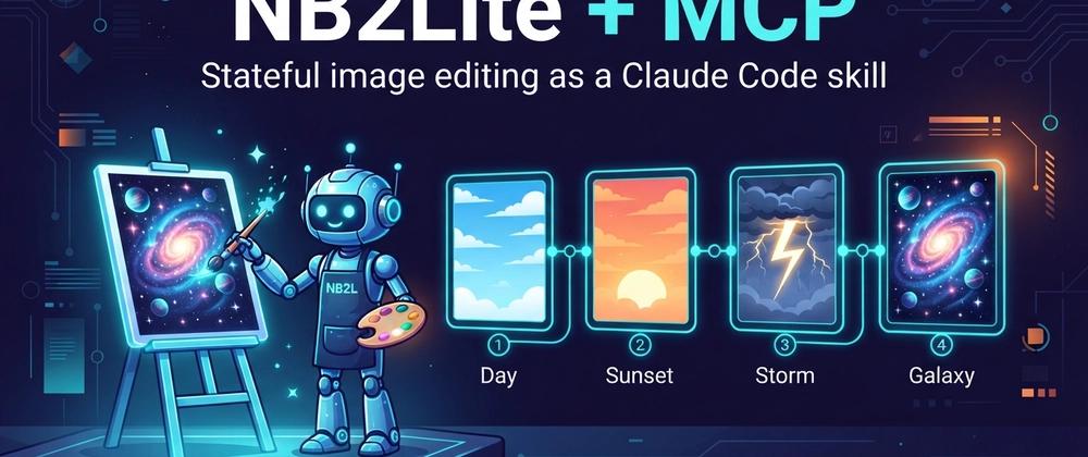 Cover for Teaching Claude Code to Paint: A Stateful Image-Editing Skill Built on Gemini's Interactions API and MCP
