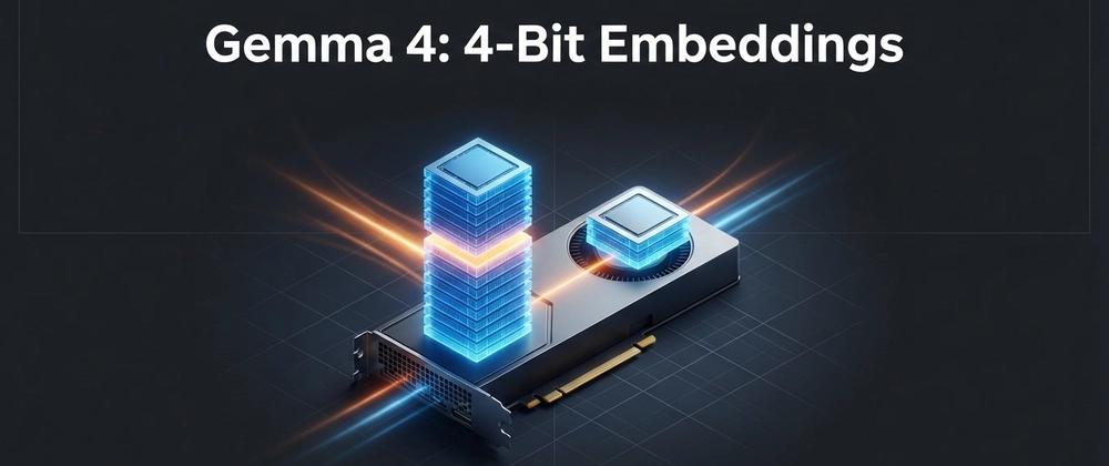 Cover for Gemma 4 on Amazon SageMaker: 4-Bit Embeddings Decode up to 1.39x Faster on One L4