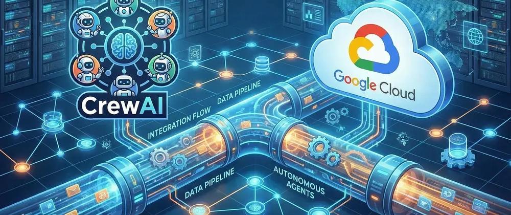 Cover for Hooking up CrewAI with Google Gemini for Multi-Agent Automation Systems