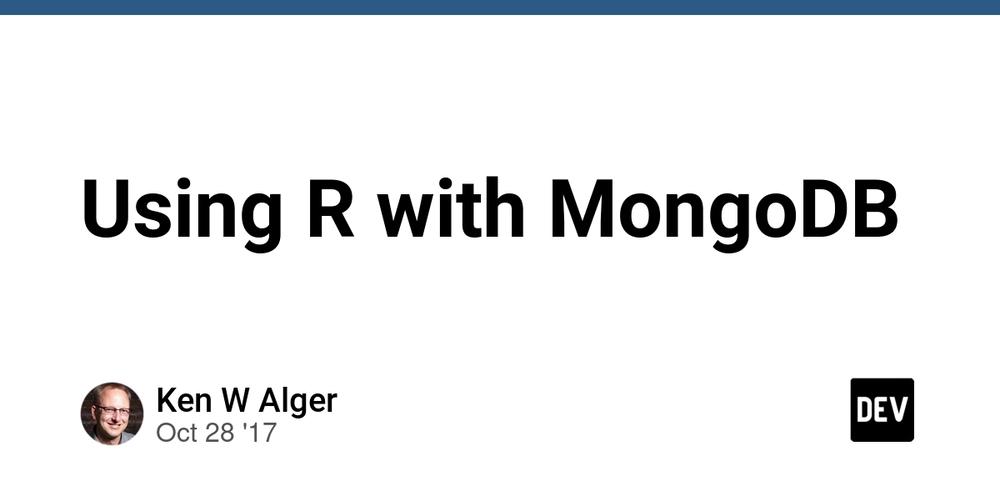 Cover for Using R with MongoDB