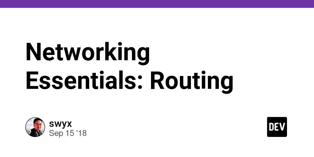 Cover for Networking Essentials: Routing