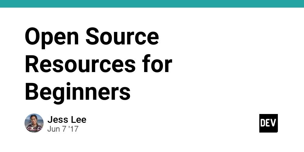 Cover for Open Source Resources for Beginners