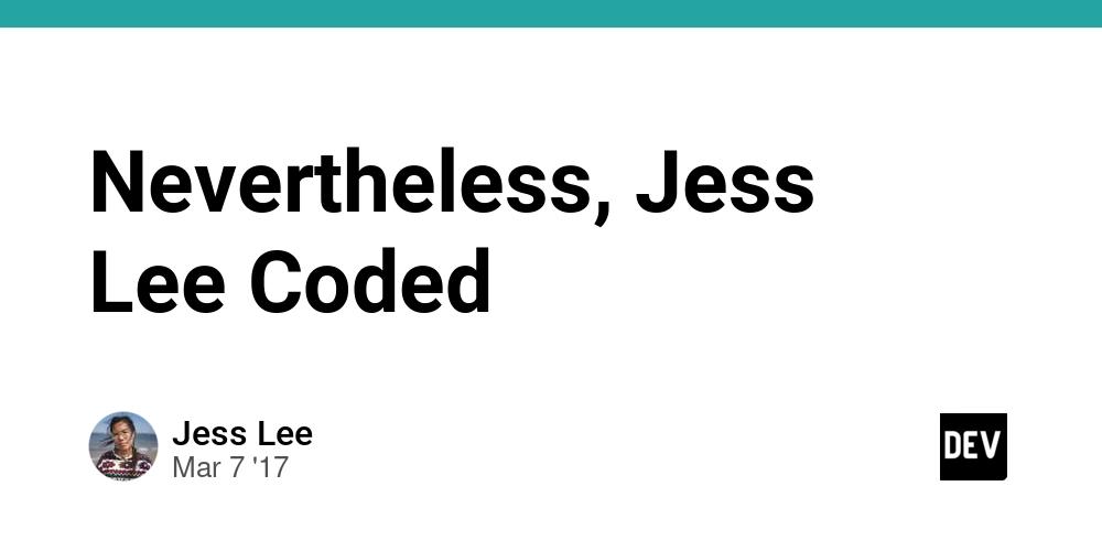 Cover for Nevertheless, Jess Lee Coded