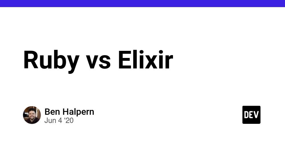Cover for Ruby vs Elixir