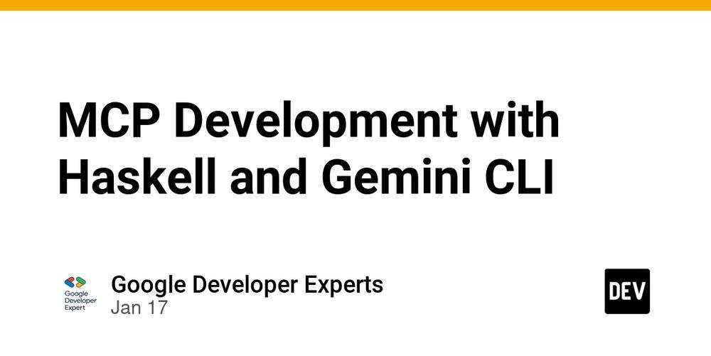 Cover for MCP Development with Haskell and Gemini CLI
