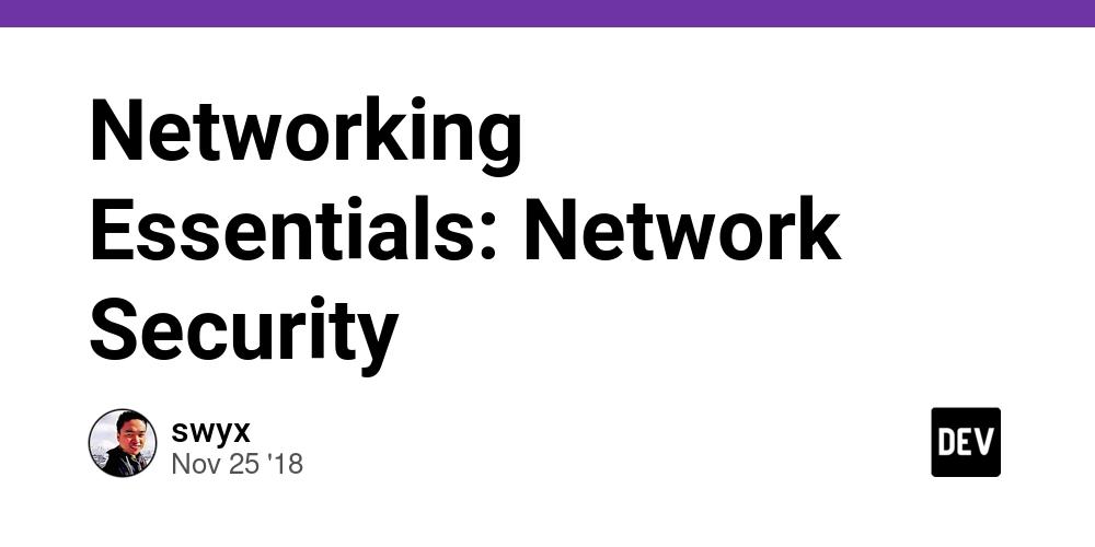 Cover for Networking Essentials: Network Security
