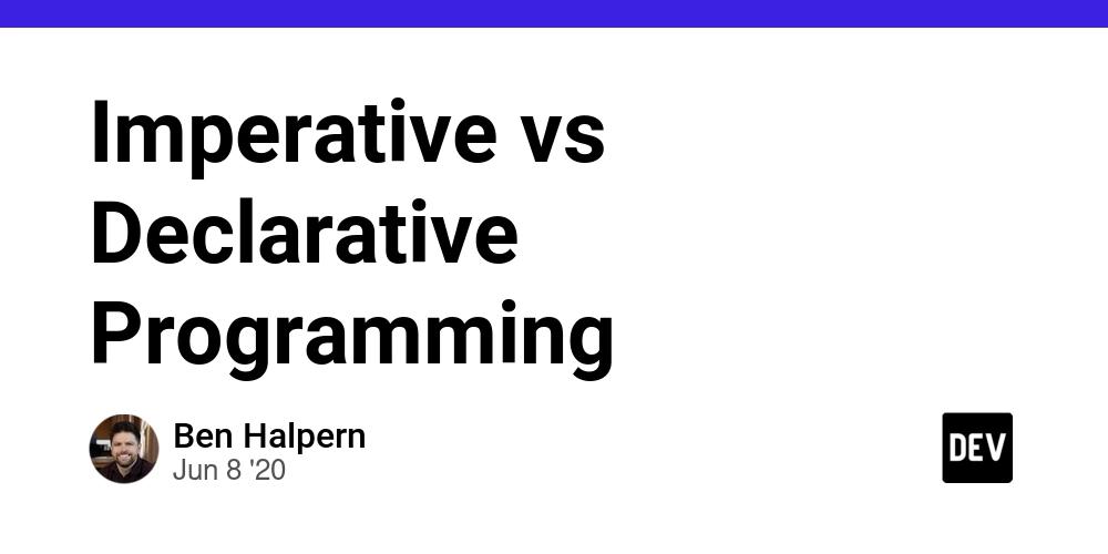 Cover for Imperative vs Declarative Programming