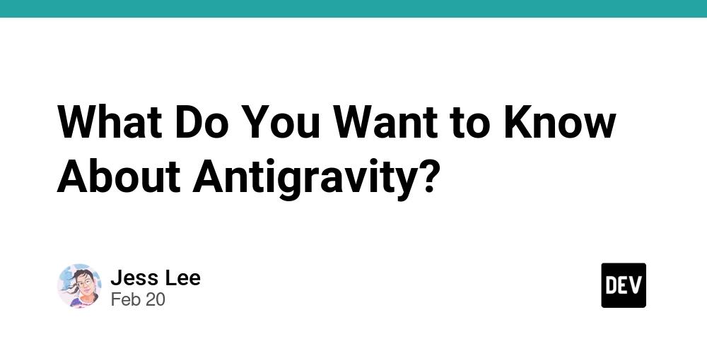 Cover for What Do You Want to Know About Antigravity?