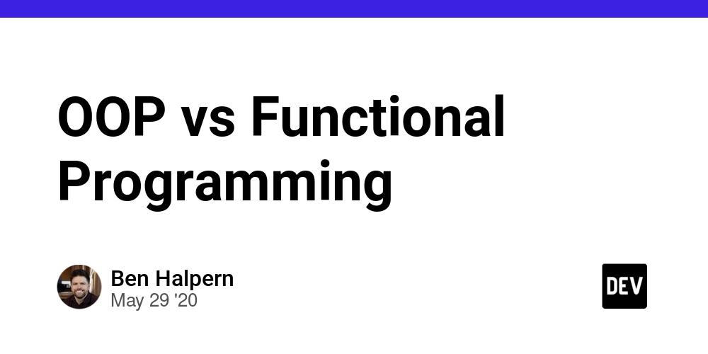 Cover for OOP vs Functional Programming