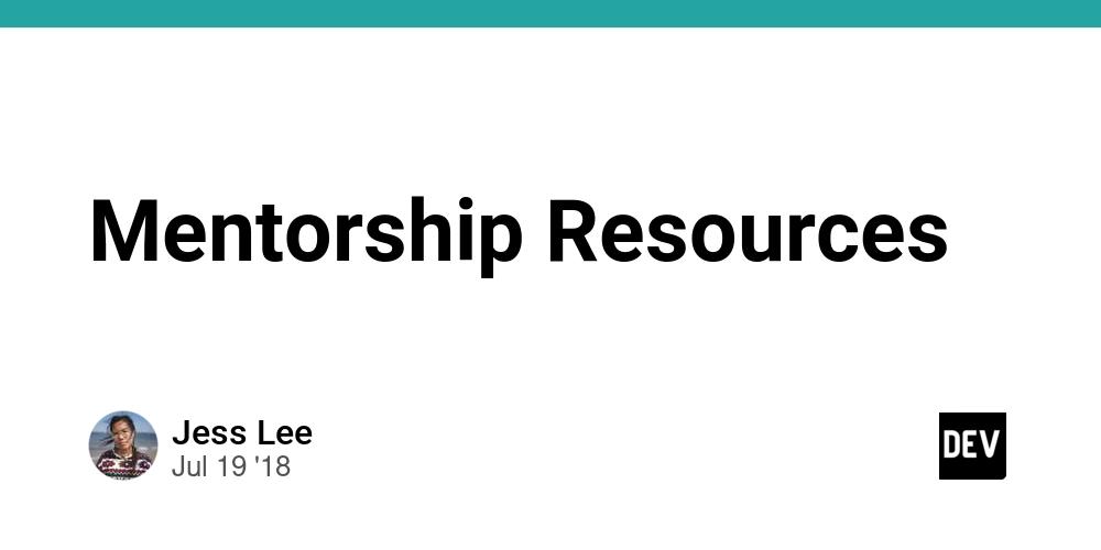 Cover for Mentorship Resources