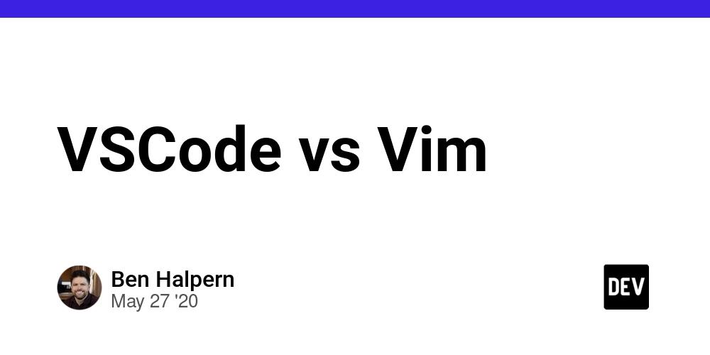 Cover for VSCode vs Vim