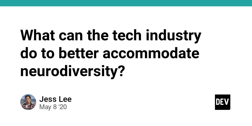 Cover for What can the tech industry do to better accommodate neurodiversity?