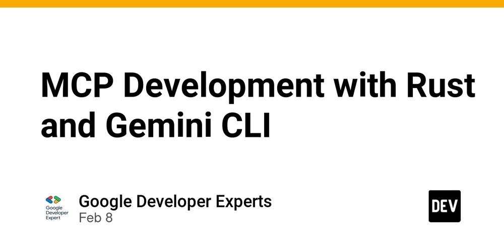 Cover for MCP Development with Rust and Gemini CLI