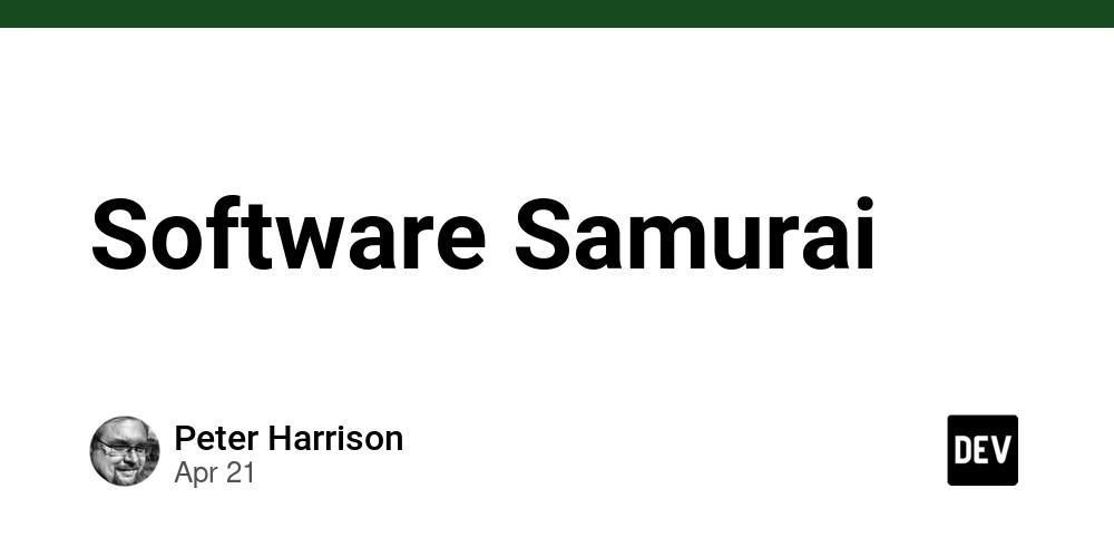 Cover for Software Samurai
