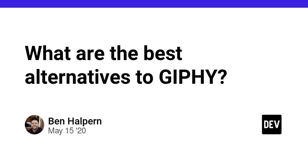 Cover for What are the best alternatives to GIPHY?