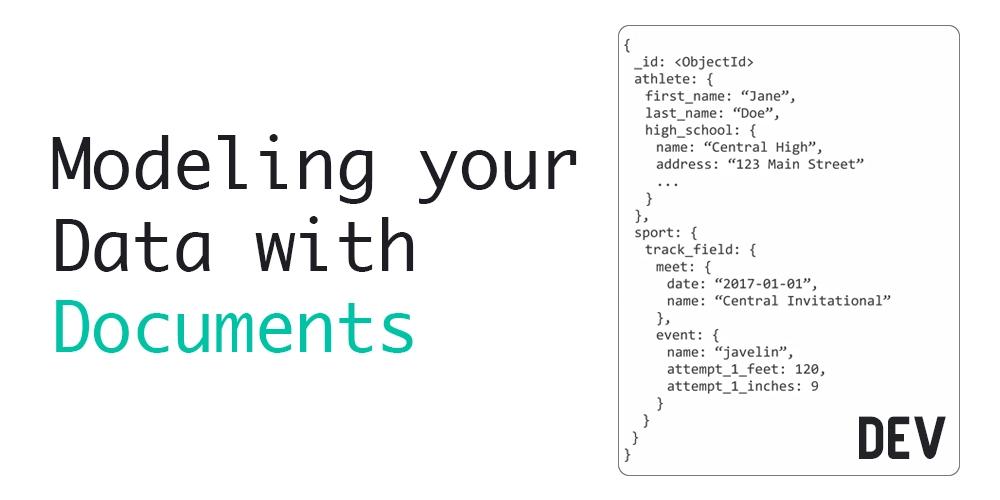 Cover for Modeling your Data with Documents
