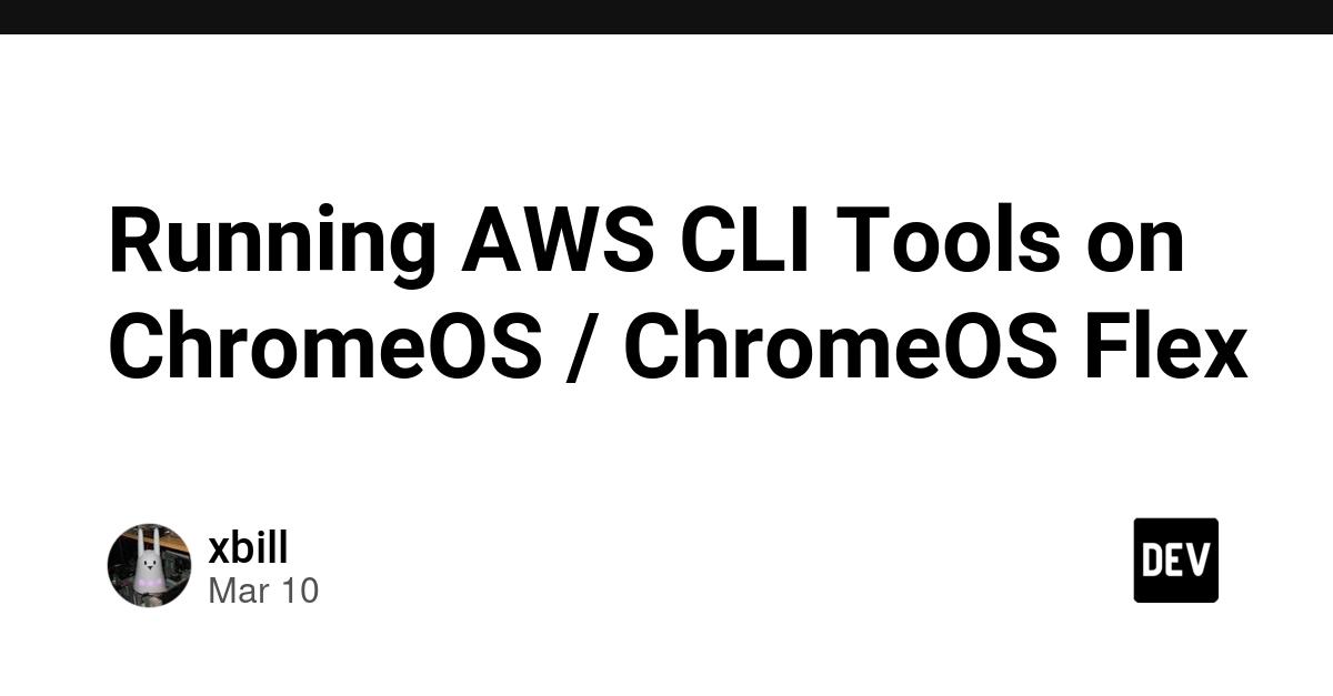 Cover for Running AWS CLI Tools on ChromeOS / ChromeOS Flex