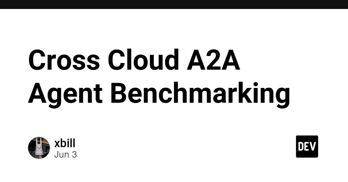 Cover for Cross Cloud A2A Agent Benchmarking