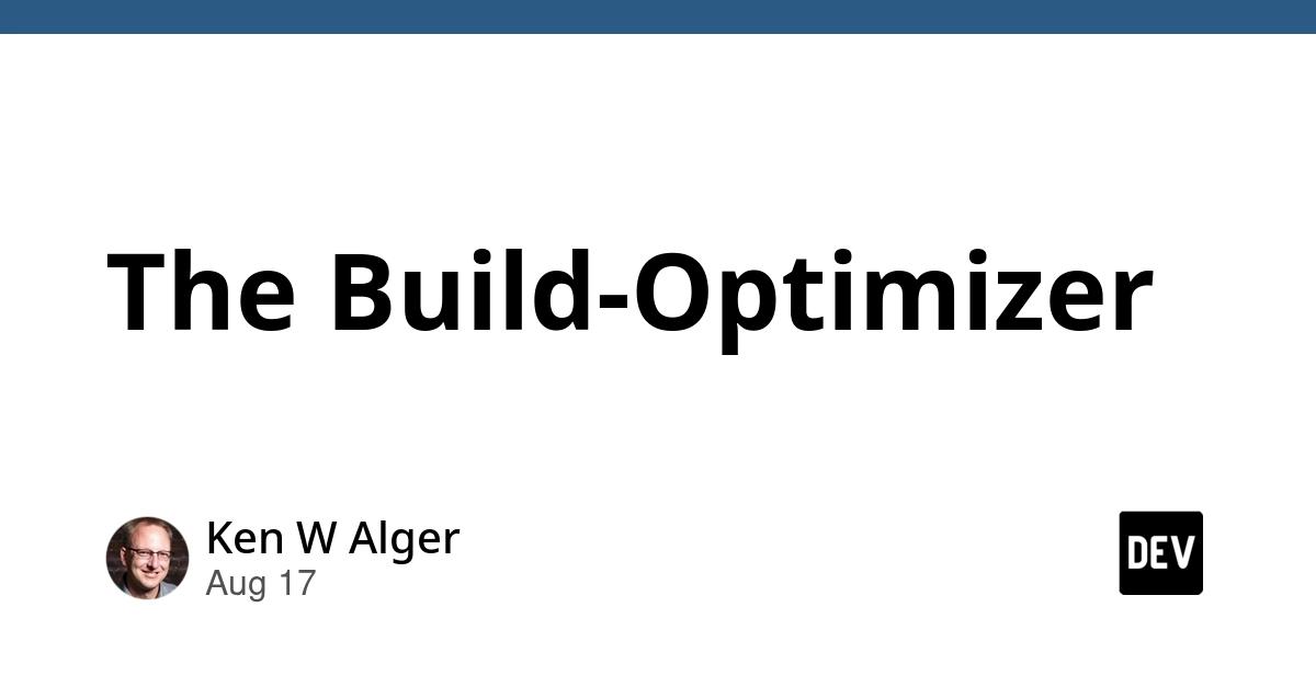 Cover for The Build-Optimizer