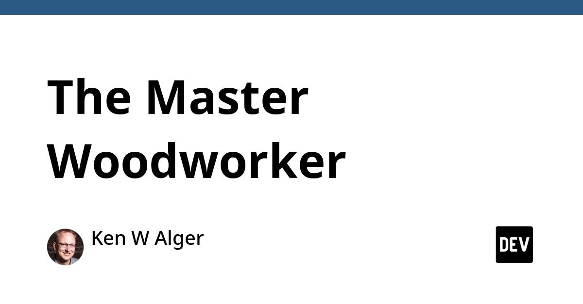 Cover for The Master Woodworker