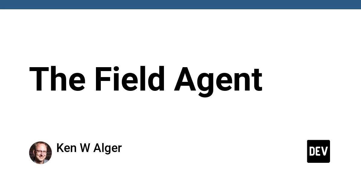 Cover for The Field Agent