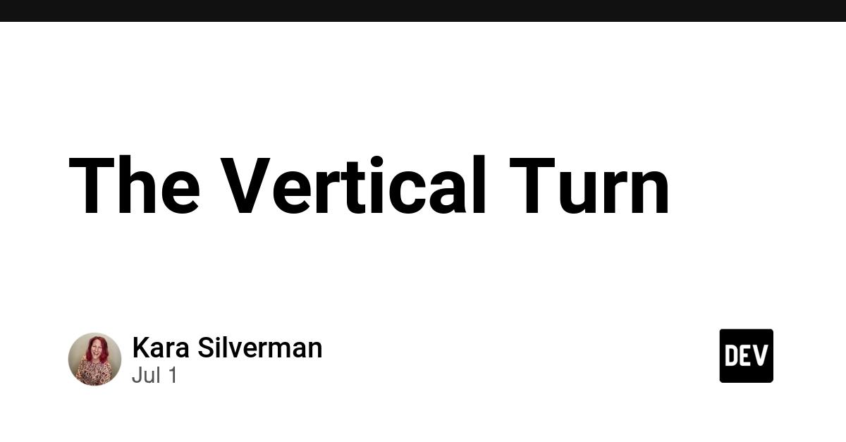 Cover for The Vertical Turn