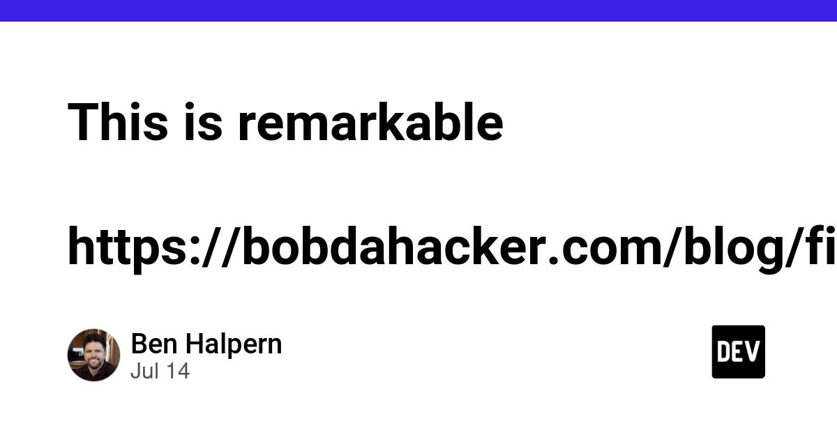 Cover for This is remarkable
https://bobdahacker.com/blog/fifa-hack