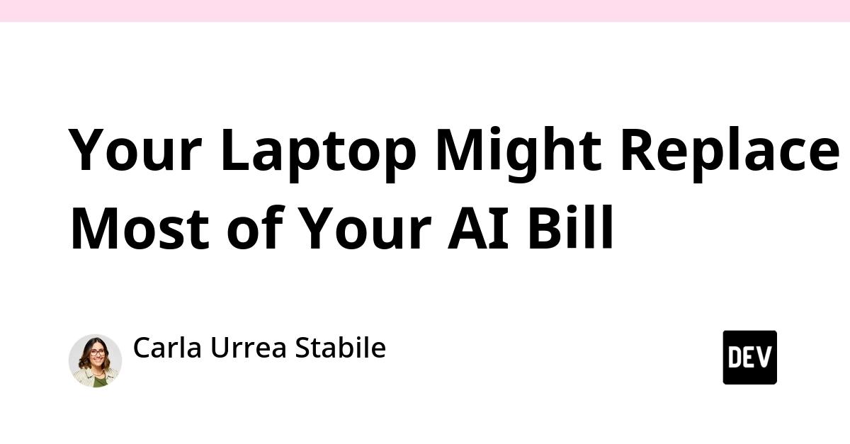 Cover for Your Laptop Might Replace Most of Your AI Bill