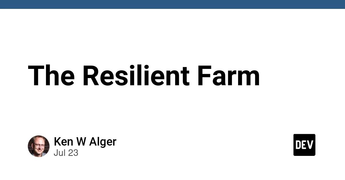 Cover for The Resilient Farm